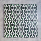 Marrakech G Mini Moroccan Porcelain Wall Floor Tile 15cm x 15cm