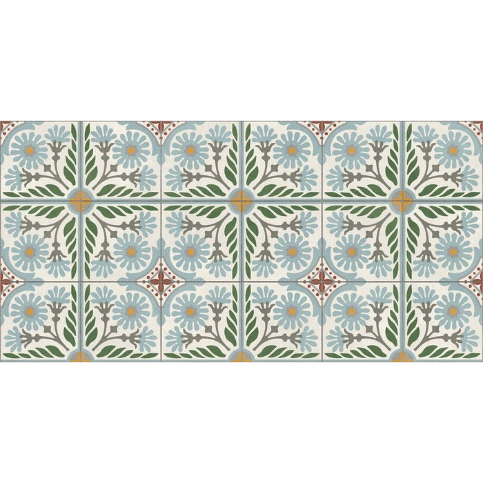 CUT TILE SAMPLE *2cm* Mediterraneo Olbia Patterned Outdoor Slabs 50 x 100cm