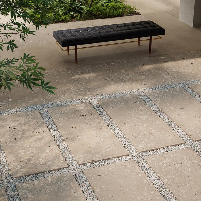 Melange Sand 20mm Thick Outdoor Cosmo Stone | Tile Slabs | 60cm x 120cm