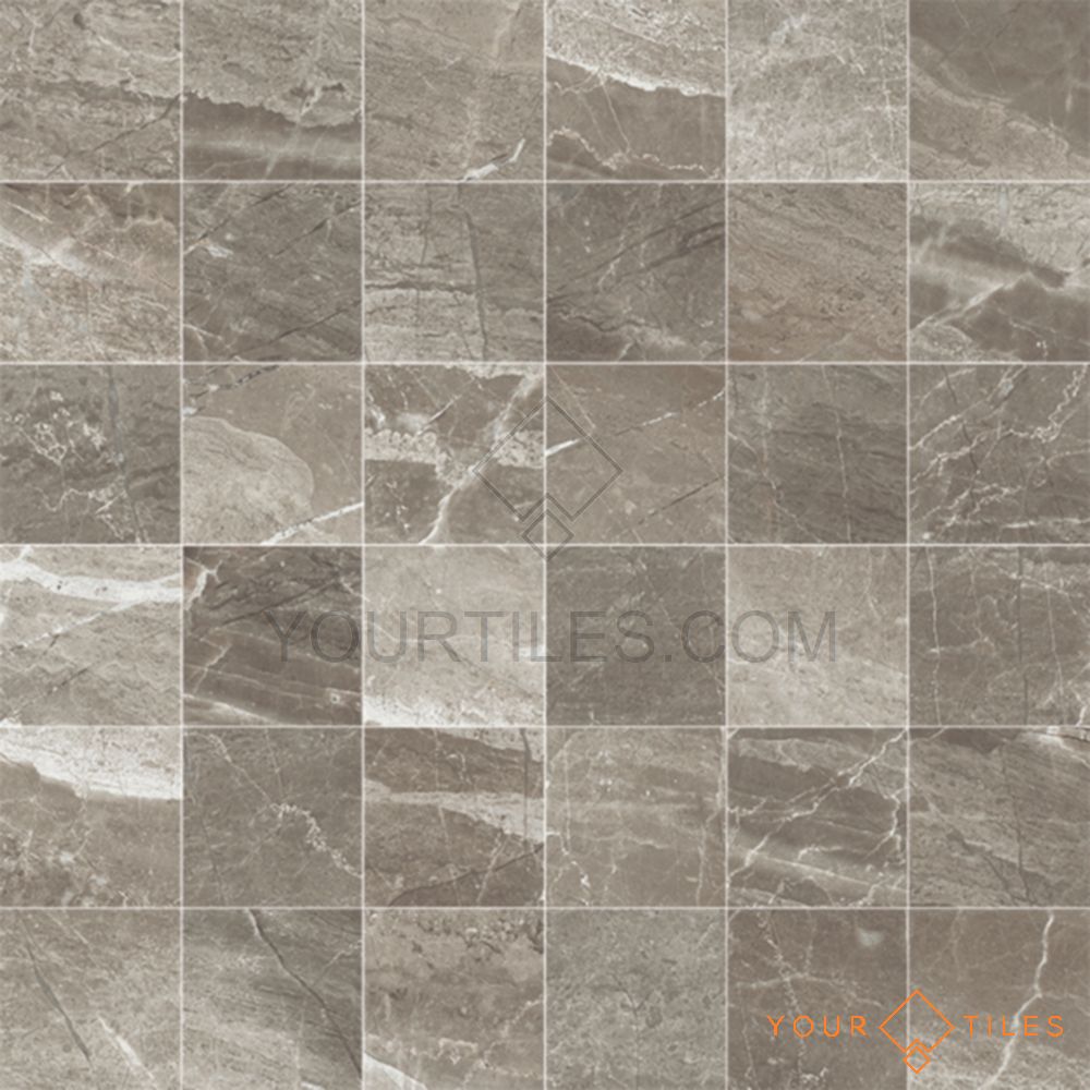Roman Stone Tile Grey Mosaic Tile Wall & Floor Tiles — Fayrouz Tile and ...