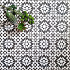 Ottoman Black Moroccan Wall & Floor Anti Slip Tiles 20cm x 20cm
