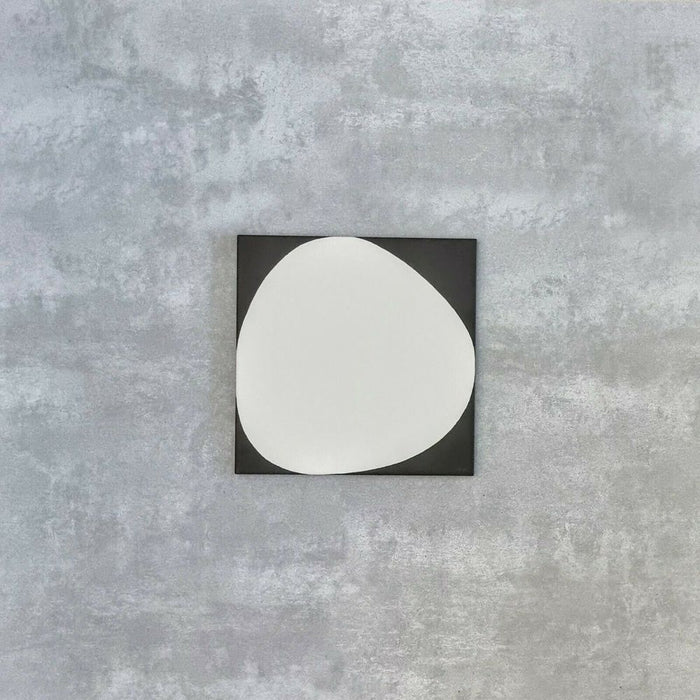 Pebbles Black Moroccan Pattern Tiles  20cm x 20cm