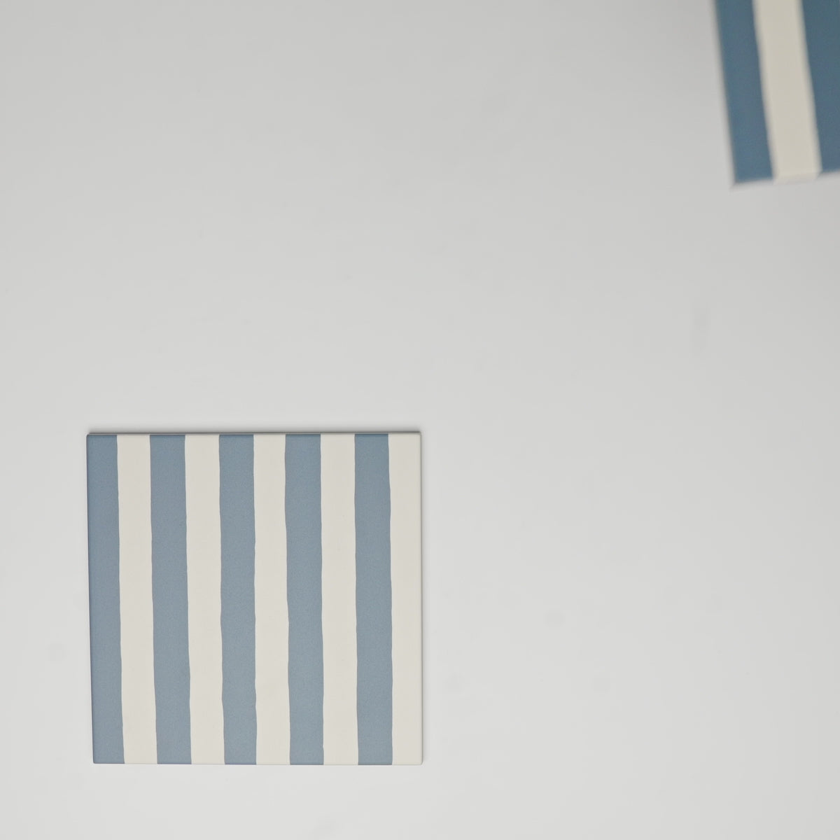 Pinstripes Blue Tile Indoor & Outdoor Tiles 20cm x 20cm