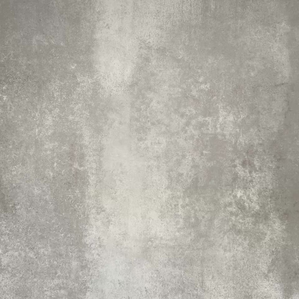 Video showcasing Nantes Green Moroccan-style tiles in a 20x20cm format, shown as a full pattern layout. The design features soft green floral motifs combined with circular mosaic-style detailing and neutral stone-effect tones, creating a balanced, decorative floor or wall tile pattern inspired by traditional Moroccan designs.