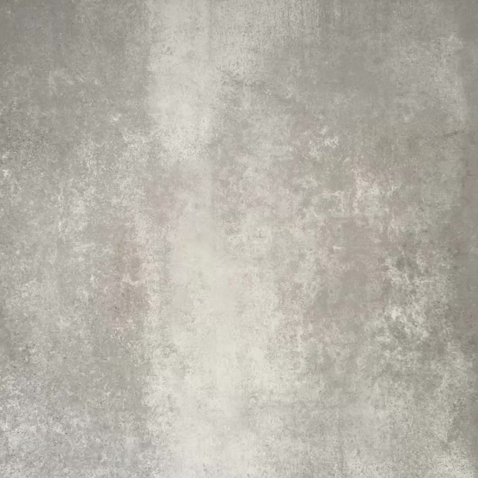 Video showcasing Cuba Havana Mini Moroccan-style porcelain tiles in a 15×15cm square format, arranged in a repeating geometric pattern with navy backgrounds and pink, green and mustard detailing, showcasing the tile’s intricate encaustic-style motifs and bold decorative symmetry.