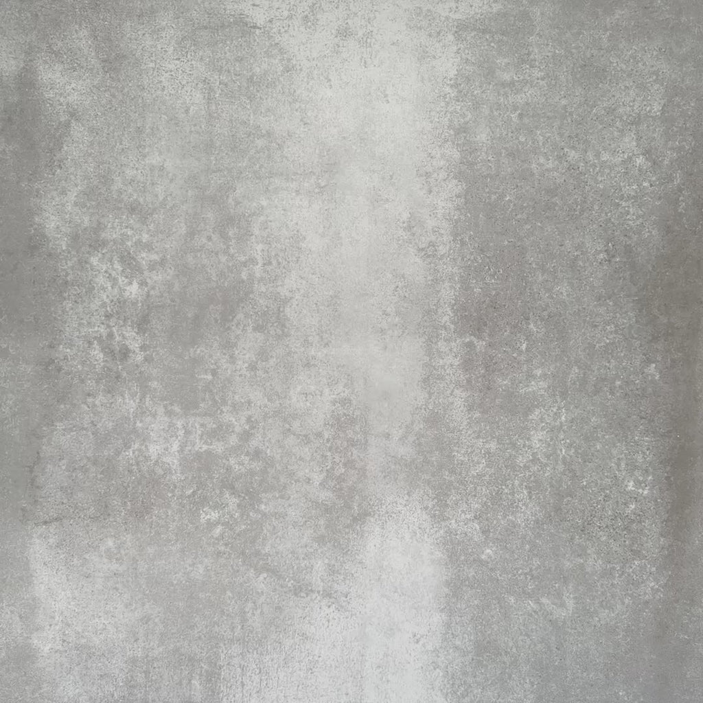 Product video of Amalfi Square Carrara Vintage Marble wall and floor tiles in an 11cm x 11cm format, featuring a soft white marble effect surface with subtle tonal variation and gently rounded edges.