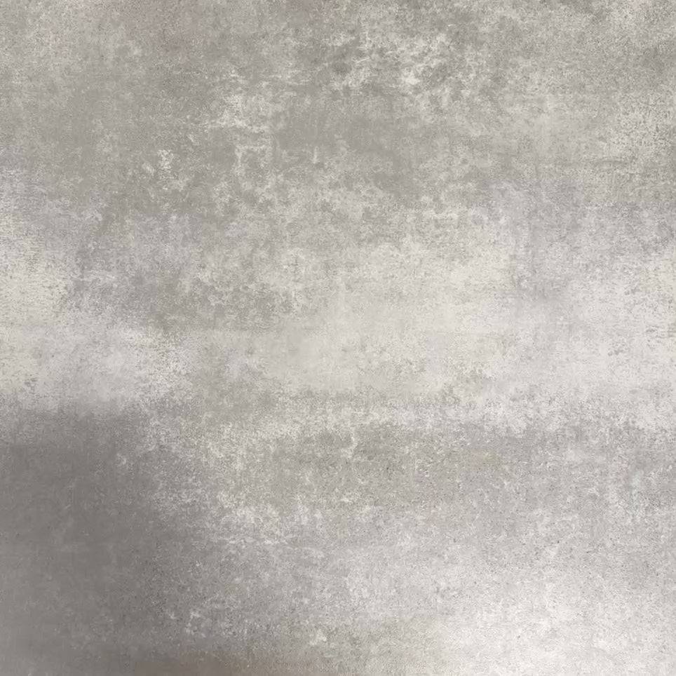 Video showcasing Fez Winter Moroccan-style porcelain tiles arranged as a four-tile pattern, forming a striking central star motif. The 20 × 20cm tiles feature a bold black and white geometric design with crisp lines and high contrast, showcasing the full encaustic-effect pattern when laid together. Ideal for statement floors, feature walls, and contemporary or monochrome interiors.