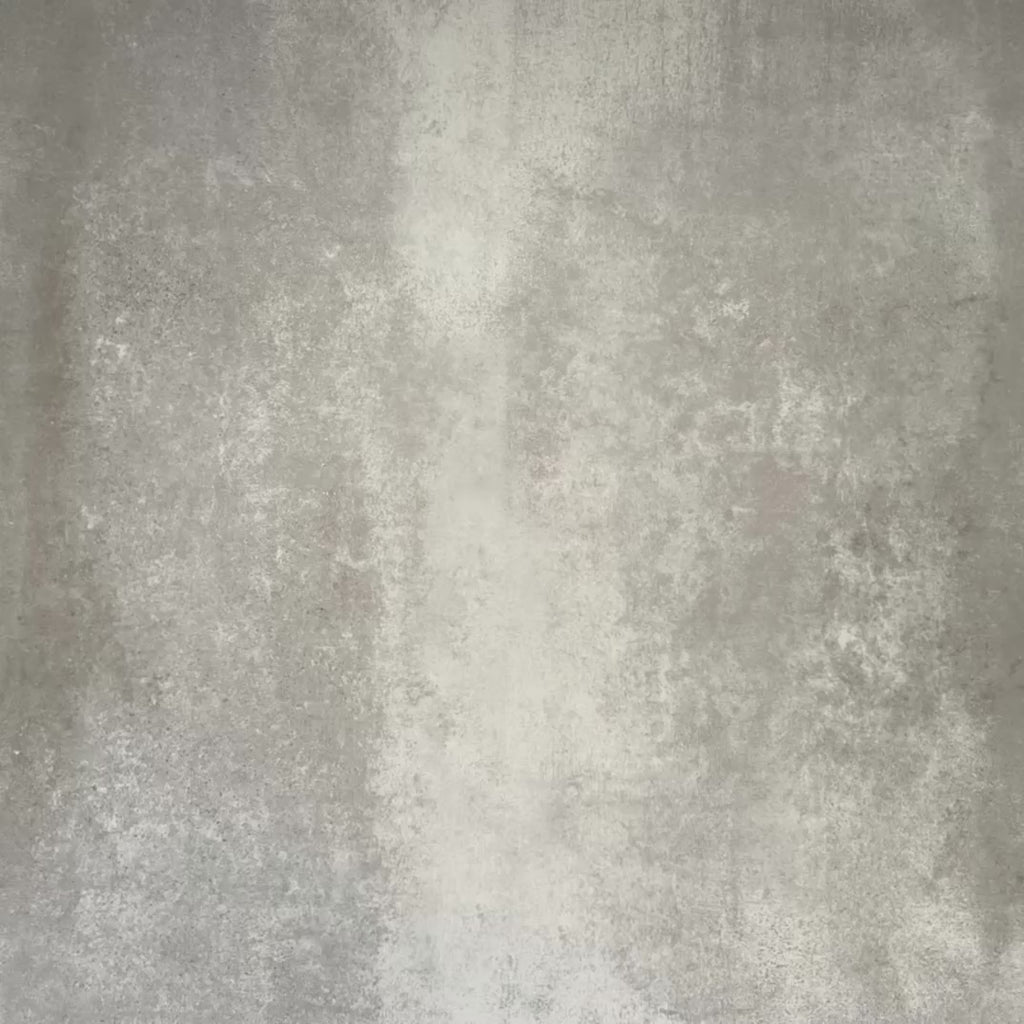 Video showcasing Abstract Serit Patterned Tiles in a 20x20cm format, displayed in a repeated grid layout to showcase the bold geometric design. Soft pink semicircles are paired with deep green horizontal stripes on a crisp white background, creating a playful yet contemporary pattern ideal for feature walls, floors or statement splashbacks.