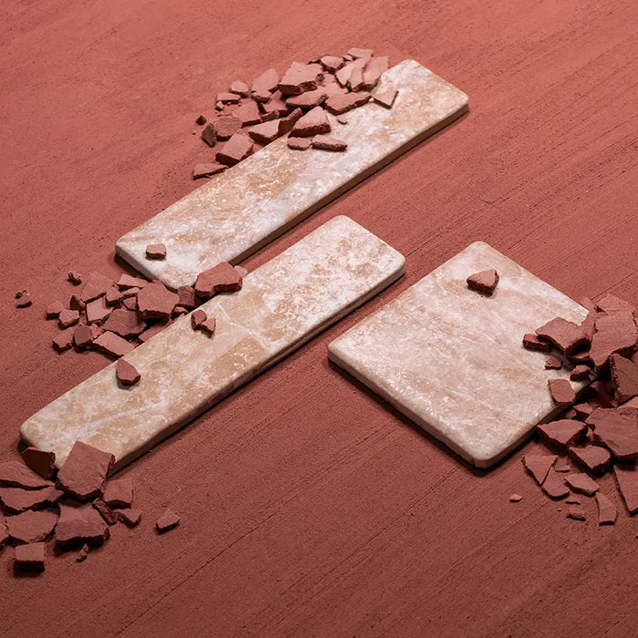 Amalfi Square Rouge Vintage Marble Wall & Floor Tiles 11cm x 11cm