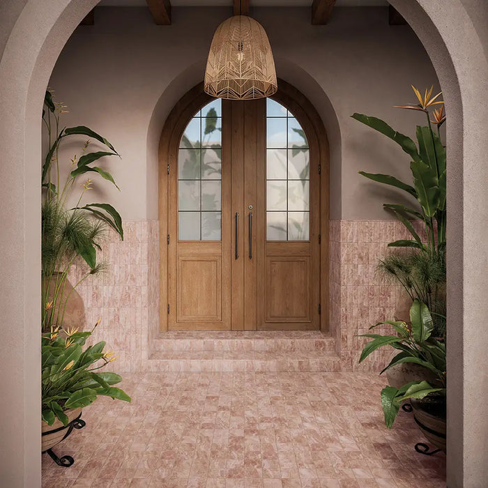 Amalfi Square Rouge Vintage Marble Wall & Floor Tiles 11cm x 11cm FULL TILE SAMPLE