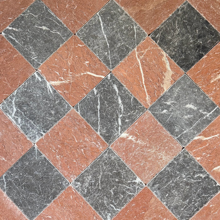 Fayrouz Rosso | Tumbled Finish | Natural Marble | 15.2cm x 15.2cm