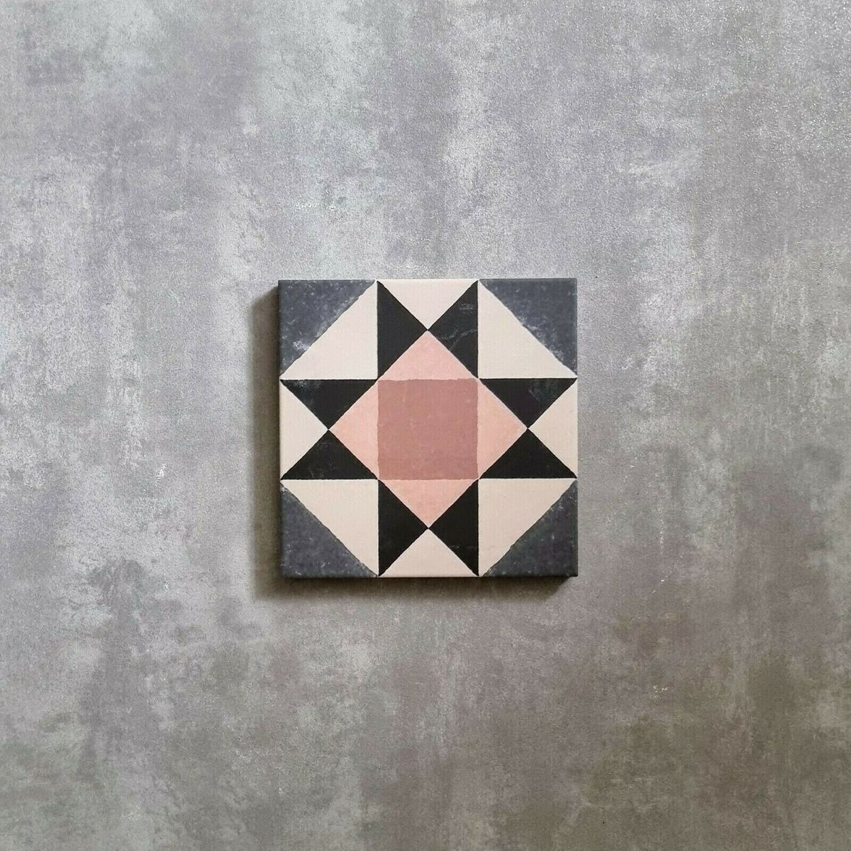 FULL TILE SAMPLE Richmond Manor MINI Rose Pink 15cm x 15cm — Fayrouz ...