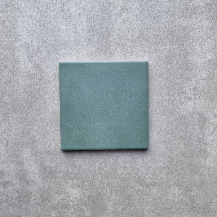 Rubins Green Base MINI Moroccan Porcelain Wall & Floor Tile 15cm x 15cm