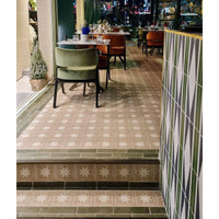 Rubins Gold Decor MINI Moroccan Porcelain Wall & Floor Tile 15cm x 15cm