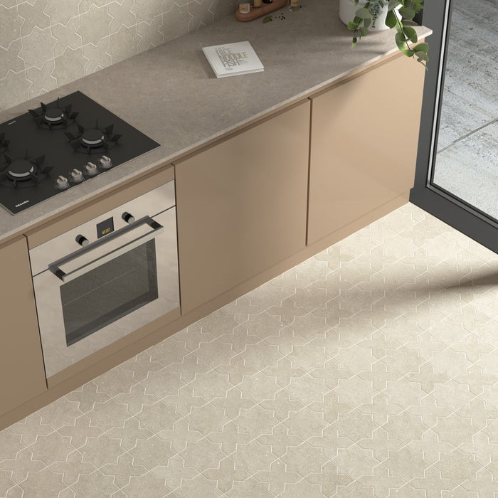 Muscat Sands Star & Cross Wall & Floor Tiles