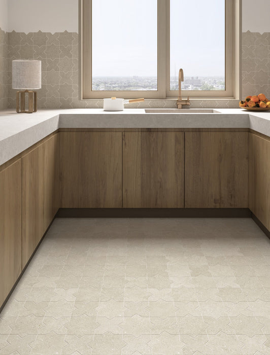 Muscat Sands Star & Cross Wall & Floor Tiles