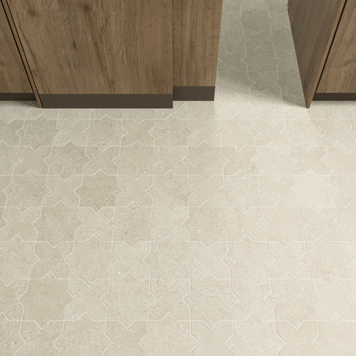 Muscat Sands Star & Cross Wall & Floor Tiles