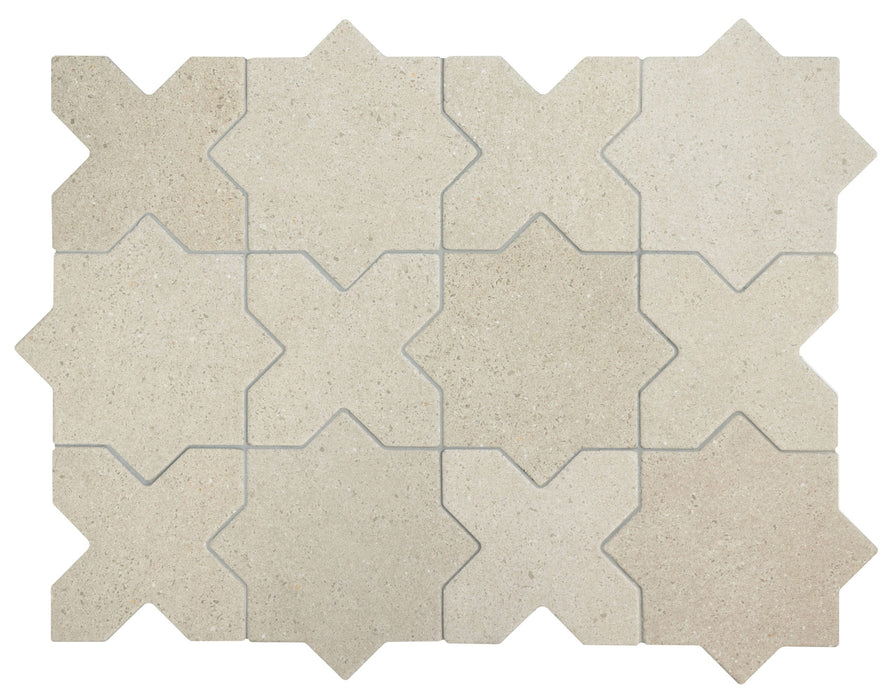 Muscat Sands Star & Cross Wall & Floor Tiles