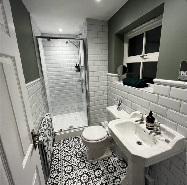 Ottoman Black Moroccan Wall & Floor Anti Slip Tiles 20cm x 20cm