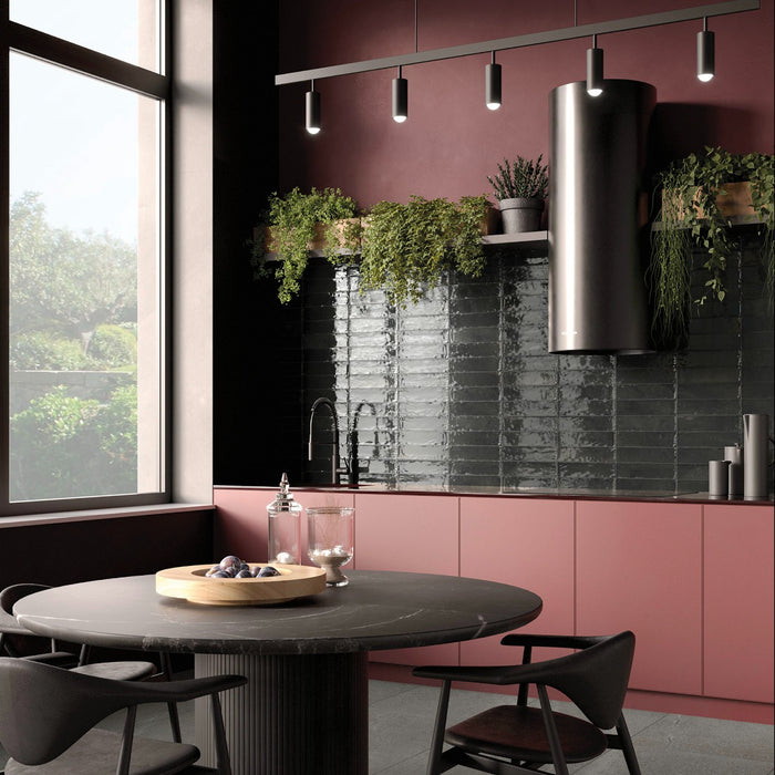 Levent  Black Porcelain Wall & Floor Tiles