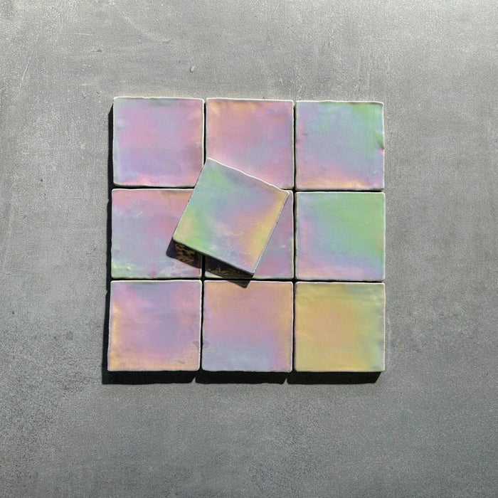 Midas Hologram Seashells | Square Wall Tiles | 10cm x 10cm