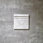 Hampton Marble Skirting Border Wall Tiles 15cm x 15cm