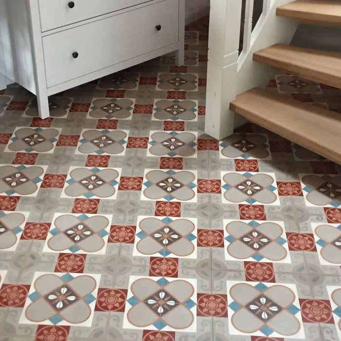 Westminster Manor B Victorian Tile 20cm x 20cm