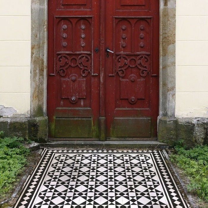 Richmond Decor White Manor Victorian Style Tiles 20cm x 20cm