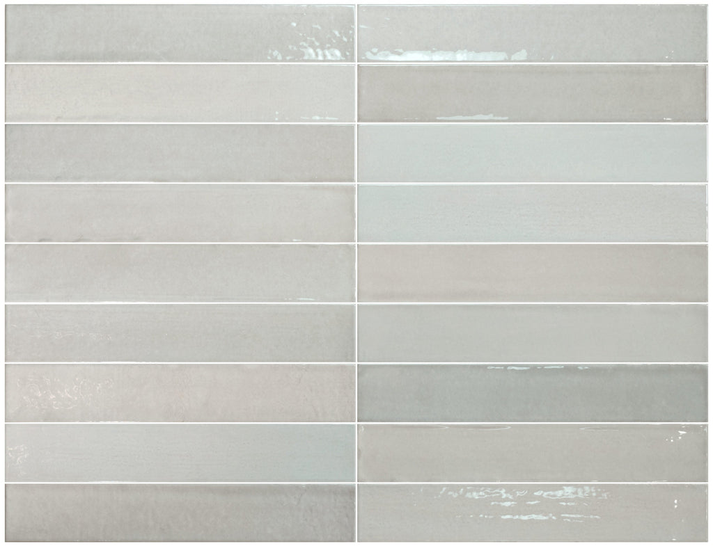 Lisbon White | Porcelain | Artisanal Wall Tiles | 5cm x 30cm