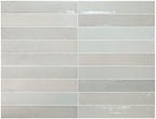 Lisbon White | Porcelain | Artisanal Wall Tiles | 5cm x 30cm