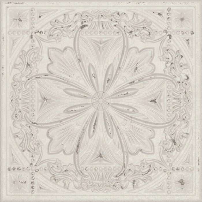 Regency Tin White Embossed Wall Panel Tiles FULL TILE SAMPLE