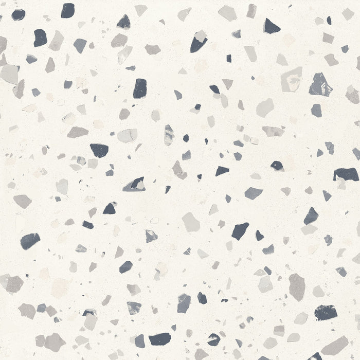 Verona Medium White Terrazzo Concrete style Porcelain Tiles 60cm x 60cm