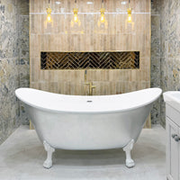 Jumairah Almond Nut | Gloss | Wall Tiles | 5cm x 40cm