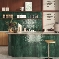 Jumairah Pine Forest Green | Gloss | Wall Tiles | 5cm x 40cm