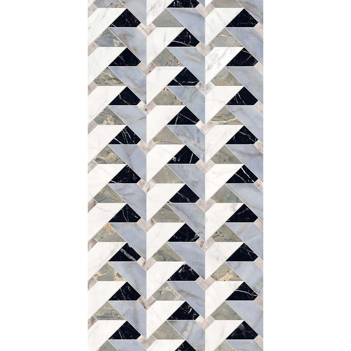 Lucca Diamond Tips | 3D Décor | Wall & Floor Tiles | 60cm x 120cm